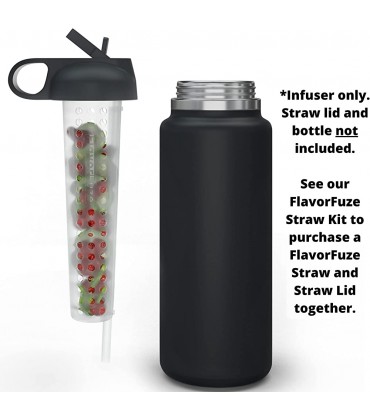 FlavorFuze – Einsatz für Fruchtsieb kompatibel mit Hydroflasche Eisenkolben Takeya ThermoFlask und ähnlichen Weithalsflaschen - B09F4NMR9S