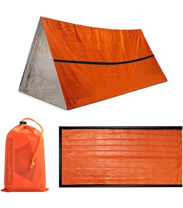 OrangeClub Notfall Überleben Schlafsack Survival Biwak Sack Erste Hilfe Rettungsdecken Wasserdicht Notfalldecke Ultraleicht Hitzeabweisend Kälteschutz für Outdoor Camping Wandern - BIJMM4K8