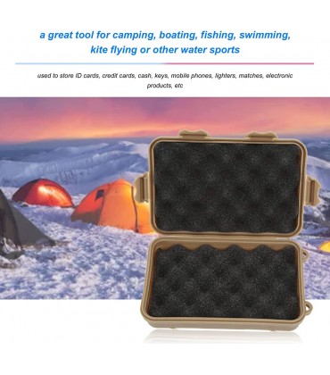 minifinker Camping Survival Kits wasserdichte Wild Survival Aufbewahrungsbox staubdicht stoßfest für Wild - BDJSJ9KQ