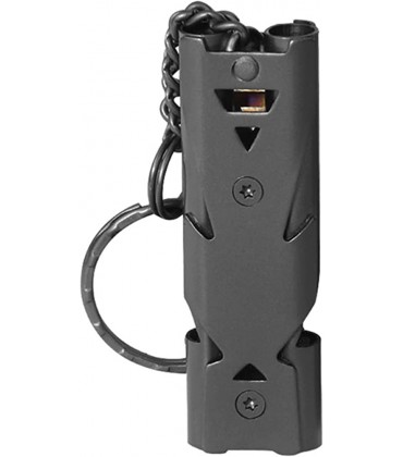 Selotrot High Dezibel Signalpfeife Edelstahl Schlüsselanhänger Notfall Survival Whistle geeignet für Camping und Wandern - BOVXY1A1