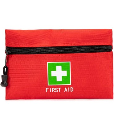 Jipemtra Erste-Hilfe-Rucksack leer klein wasserdicht für Erste-Hilfe-Sets Notfall Wandern Camping Reisen Auto Radfahren rot - BXXNSHK9