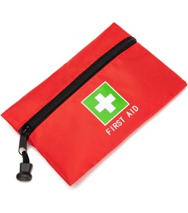 Jipemtra Erste-Hilfe-Rucksack leer klein wasserdicht für Erste-Hilfe-Sets Notfall Wandern Camping Reisen Auto Radfahren rot - BXXNSHK9