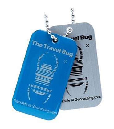 Geodox QR Travel Bug® Blue - B08VJJPS2W