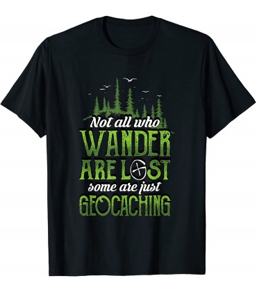Lustiges Geocaching Spruch T-Shirt Hobby Geocacher Shirt - B07J6W38S8