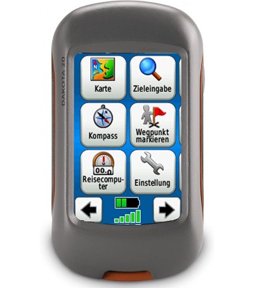 Garmin Dakota 20 GPS-Handgerät barometrischer Höhenmesser 850MB Speicher 6,6cm 2,6 Zoll Touch-Farbdisplay - B002G1YPIO
