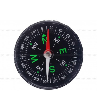 Mini Kompass Taschenkompass tragbarer Überlebenskompass Professionelles Button Kompass Navigationswerkzeug zum Wandern Camping Bootfahren Rucksacktouren - B081SHNTNV