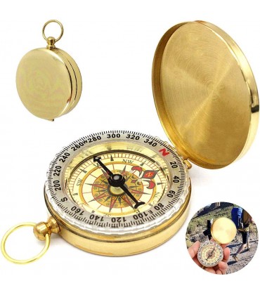 WELLXUNK Kompass Navigation Kompass,Portable Wasserdicht Kompass mit Leuchtziffern,für Camping,Wandern und andere Kompass Outdoor - B082ZZNVJL