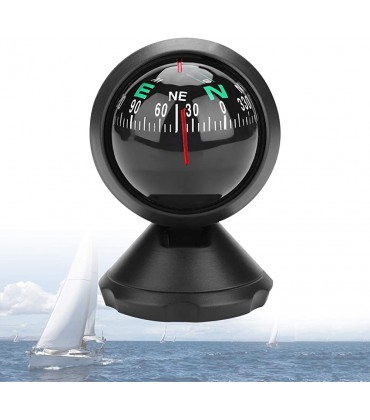 Yosoo Bootskompass Autokompass-Dashboard Digital Navigation Explorer-Kompass schwarzer Marinekompass Geeignet für Boot-LKW-Autos - B08C7V2SS9