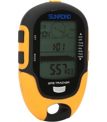 VGEBY GPS-Geräte Navigation Im Freien IPX4 Hochwasserdichter GPS-elektronischer Höhenmesser Höhenmesser Temperatur Luftfeuchtigkeitskompass - B094D6B89W