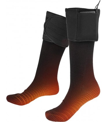 CUYUFIA Beheizte Socken für Männer Frauen Winter Fußwärmer Batteriebetrieben Gestrickt Elektrisch Beheizte Socken für Skifahren Camping - B0B4KNPJ2C