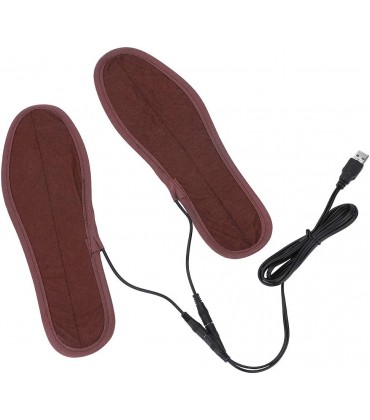 Elektrische Einlegesohlen Heizschablonen Elektrische USB-Heizung Fußwärmer Füße Elektrische Heizung Temperatur Heizung39-4025cm 9.8in - B07PWMNMHG