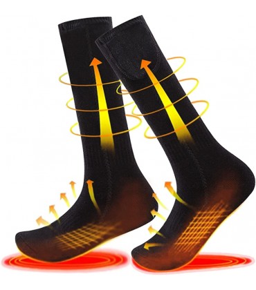 OPALLEY Beheizbare Socken,Beheizte Socken Herren Damen Wiederaufladbare Batterien Elektrische Warme Socken Fußwärmer - B09NR8S3PJ