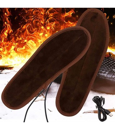Wärmesohlen Elektrisch Schuhheizung Elektrisch Fußwärmer Wärme Thermosohlen Thermosohlen Fußwärmer Thermosohlen Fußwärmer für Männer und Frauen zum Skicamping und Angeln Waschbar,A,41~4226cm - B08M3RMQQ1