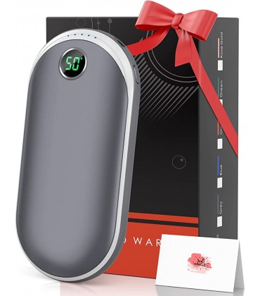 Handwärmer USB Taschenwärmer mit 10000-mAh Powerbank Handwärmer Elektrisch Wintergeschenke für Frauen Mann Familien Indoor Outdoor - B09QMFV51F