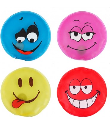 OHE Taschenwärmer 4er Set Handwärmer Smileys in 4 trendigen Farben Heizpad Firebag - B00FFBE06E
