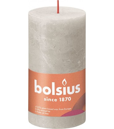 BOLSIUS Rustikale Kerzen Geschenk set – Nordic Ambiance – 6 Stück – ohne Duft - B09V36N23F
