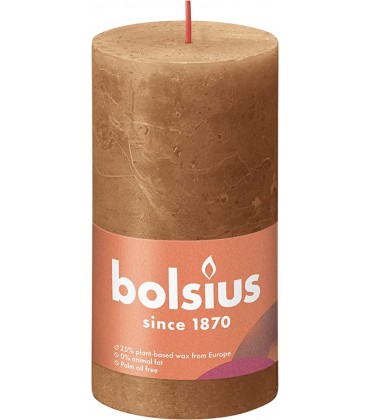 BOLSIUS Rustikale Kerzen Geschenk set – Nordic Ambiance – 6 Stück – ohne Duft - B09V36N23F