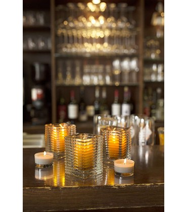 Sovie Refill Kerzen 24 transparente Teelichter mit extra Langer Brenndauer 24h für Feiern Party Gastronomie - B0747JQ1VP