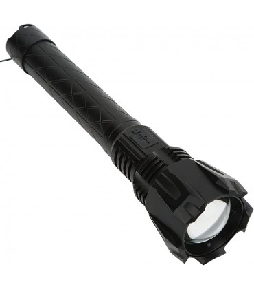 Entatial Wiederaufladbare Taschenlampe Outdoor-Taschenlampe Anti-Rutsch-Finish IPX4 Wasserdicht zum Wandern für Camping - B09Y2L6K3S