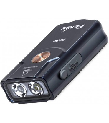 FENIX Unisex-Adult Rechargeable Keychain Torch E03R wiederaufladbare Schlüsselanhänger-Taschenlampe grau small - B08BS1NXJV
