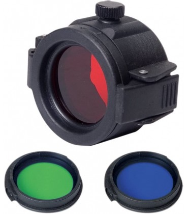 NEXTORCH FT32 Taschenlampen Farbfilter mit Rot Grün Blau Wechsel-Linsen 32mm Durchmesser für TA40 und TA4 - B00LJX1QKA