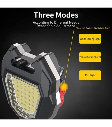 XIAOYEZI 5 Pcs LED-Blitzlicht,Wiederaufladbare helle LED-Taschenlampen | -Schlüsselbund-Ladelicht-Überlebenspfeife zum Klettern im Freien - B0B65629L1