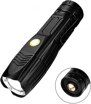 YWAWJ Taschenlampe das hellste Leuchtfeuer wasserdicht und skalierbar sehr geeignet für Camping Radfahren Wandern Notfallsituationen - B08QCY5ZWJ