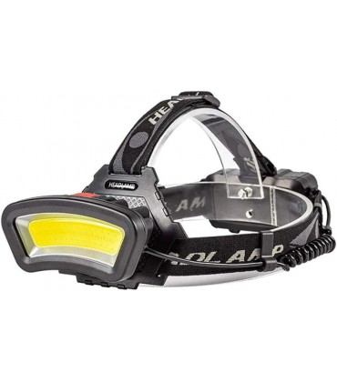 BEAGHTY Wiederaufladbare LED-Stirnlampe Outdoor-Head-Mounted Glare-Taschenlampe USB-Rotlicht-Scheinwerfer zum Laufen Camping Wandern - B09WDYCWP7