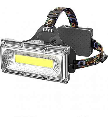 BGFTFDD Stirnlampe， LED Scheinwerfer KOBOLD Leichte wiederaufladbare Super-Taschenlampe im Freien LED Langstreckenminer im Freien - B09XDMJVZ1