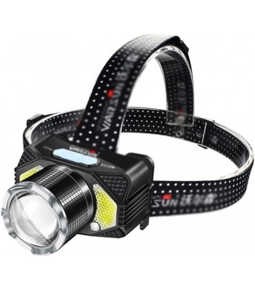 Ffshop Außenscheinwerfer LED-Blendungs-aufladender Scheinwerfer-Sensor Kopf-angebrachte im Freienscheinwerfer-Nachtfischen-wasserdichte und Bequeme Scheinwerfer Scheinwerfer wiederaufladbar - B07ZQW32CR