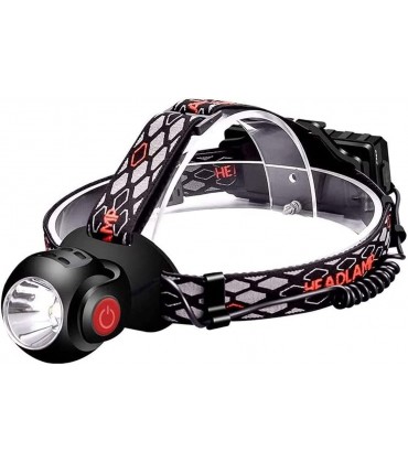 XIXIDIAN Scheinwerfer hohes Lumen USB Wiederaufladbar LED Scheinwerfer wasserdichte Scheinwerfer-Taschenlampe für Erwachsene Wandern Laufen Camping - B09FF8XH16