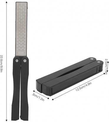 Kadimendium Doppelseitiger Pocket Whetstone Knife Schleifstein zum Polieren von Outdoor-Messern - B093G2PRB7