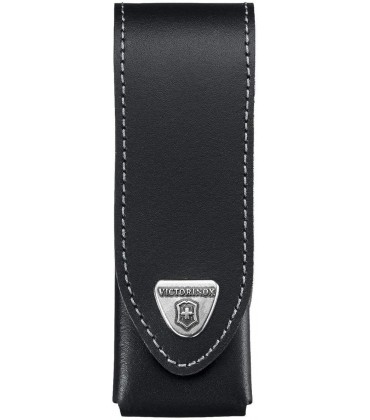 Victorinox Leder-Etui für Taschenmesser Gürtelschlaufe Klettverschluss schwarz 3cm x 12,2cm schwarz - B001U5728C