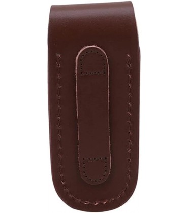 yaunli Messeretui aus Leder Klappmesser-Leder-Hülle-Taschen-Taschen-Jagd-Camp-Messer-Scheiße for Klappmesser Taschenscheide aus Leder Farbe : Braun Size : 12x5.3cm - B09YGC77RX