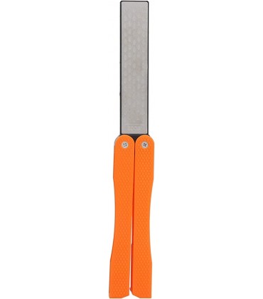 Schleifsteine Klapptaschen Doppelseitige 400 600 Körnung Messerschärfer mit rautenförmiger Textur für den Garten für Outdoor Camping für Messer - B09PQJPPXM