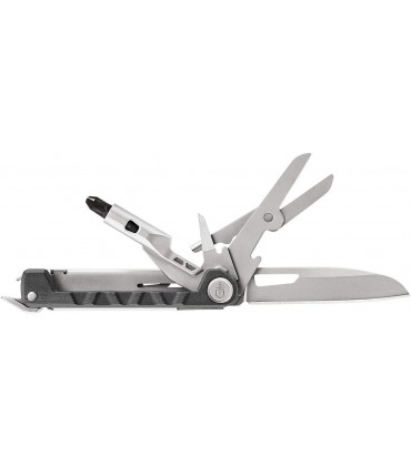 Gerber Multifunktionswerkzeug mit 8 Funktionen Messer mit glatter Klinge ArmBar Drive Dunkelgrau Edelstahl Aluminium 31-003830 - B082BJNYWB