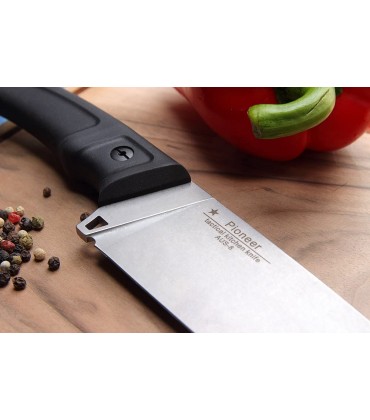 Exclusives Camping Küchenmesser Mr. Blade — Pioneer — Bushkraft Messer aus AUS8 Stahl mit Kydexscheide - B09R6D86J9