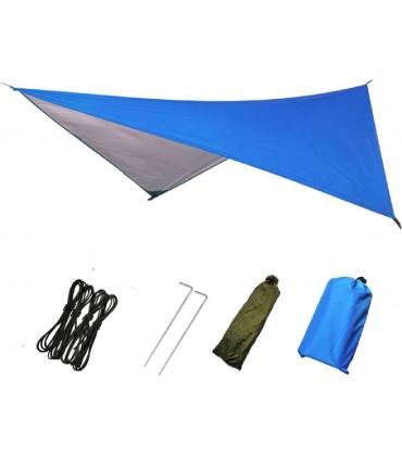 Azarxis wasserdichte Zeltplane Tarp für Hängematte Leicht und Kompakt Regenschutz Sonnenschutz für Outdoor Camping Zelt - B07TJG5BS4