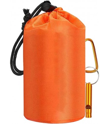 Notfallschlafsack 82,68 × 35,43 Zoll wasserdichter leichter thermischer Biwaksack Survival Shelter Blanket Bags Tragbare Notfalldecke für Camping Wandern Outdoor Aktivitäten-210 × 90 cm - B09V7WGQM5