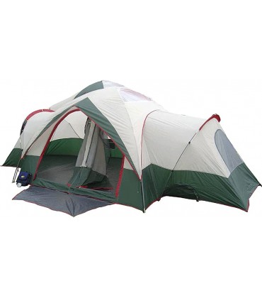 GAO XING SHOP 3 Personen Tunnelzelt mit Vorzelt,Camping Zelte Outdoor-Produkt DREI-Schlafzimmer und EIN-lebendes Haushaltszelt,wasserdicht - B093V1DKR2