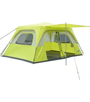 LLSS Zelt Winddichtes Outdoor Campingzelt Outdoor Aufblasbares Zelt 10 Personen Zwei Zimmer eine Halle Übergroßes Zelt Geeignet für Camping - B09SHJR5D3