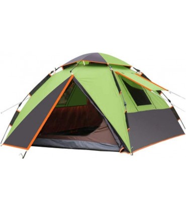Dzwyc Sekundenzelt Automatische Pop-Up-Camping-Zelt 4 Person Rainrproof Double-Layer-Instant-Zelt for Outdoor Wandern Backpacking Wurfzelte Color : Green - B08QHZXWW3