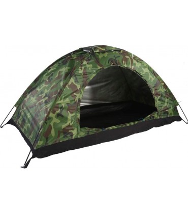 MAGT Camping-Zelt Wasserdicht Eine Person Zelt- Außen Tarnung UV-Schutz for das kampierende Wandern 200 * 100 * 100 cm Farbe : Grün - B07RW7TZ81