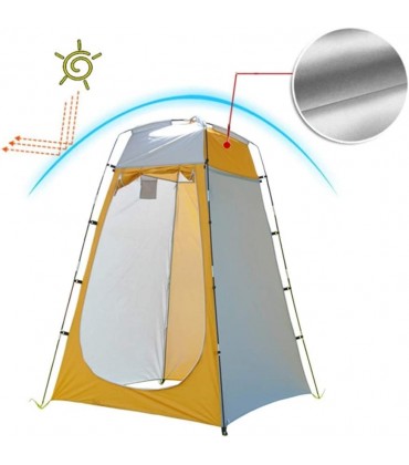 TINE Wurfzelte Camping Duschzelt Tragbar Umkleidezelt Toilettenzelt Draussen Einschließlich Zeltpflock Stange Seil Aufbewahrungstasche,120 * 120 * 180 cm - B08B4SSTJ1