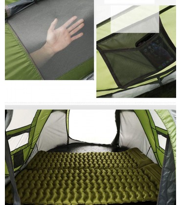WYYHAA Automatisches Pop-Up-Campingzelt Tragbares Instant-Cabana-Zelt Für 2-3 Personen Wasserdicht & Sonnenschutz Belüftet Langlebig - B07VLKHMXL