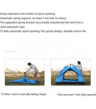 QSWL Campingzelt 2-Personen-Familien-Kuppelzelt Einfach Einzurichten Für Camp Backpacking Wandern Outdoor-Zelt Für Den Außenbereich Color : Green Size : 210x200x140cm - B09DQ6TW2X