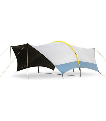 Yingm Einfaches Zelt Camping-Zelt UP50 + 150D Oxford wasserdicht einlagig Großfamilie Markise Vordach im Freien kampierende wandernden Hinterhof der ganzen Tages Kuppelzelt - B0851WD3CX