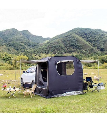 QHYTL Free to Build Car Tent Automatic Big Space SUV-Zelt doppelter Schutz geringer Windwiderstand Heckklappenzelt UV-Schutzbeschichtung wasserdicht für Camping SUV Limousine - B0B3RPCQFZ