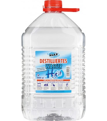 25 Liter Destilliertes Wasser 5 Kanister mit je 5 Litern - B00KABMZ84