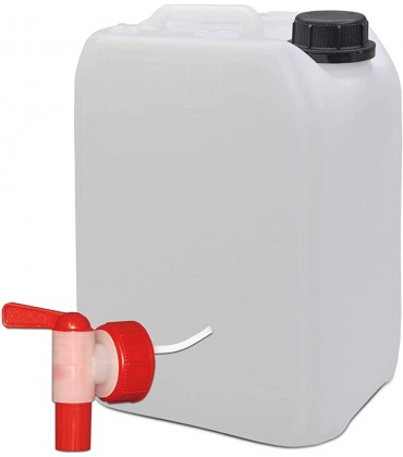 5 Liter Wasserkanister Campingkanister Wasserbehälter Kanister mit AFT-Hahn natur - B00CTL99JG